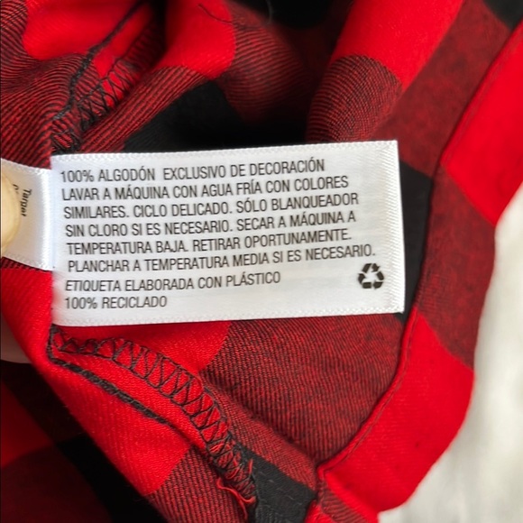 Wondershop Red and Black Casual Button Down Shirt - Picture 8 of 13